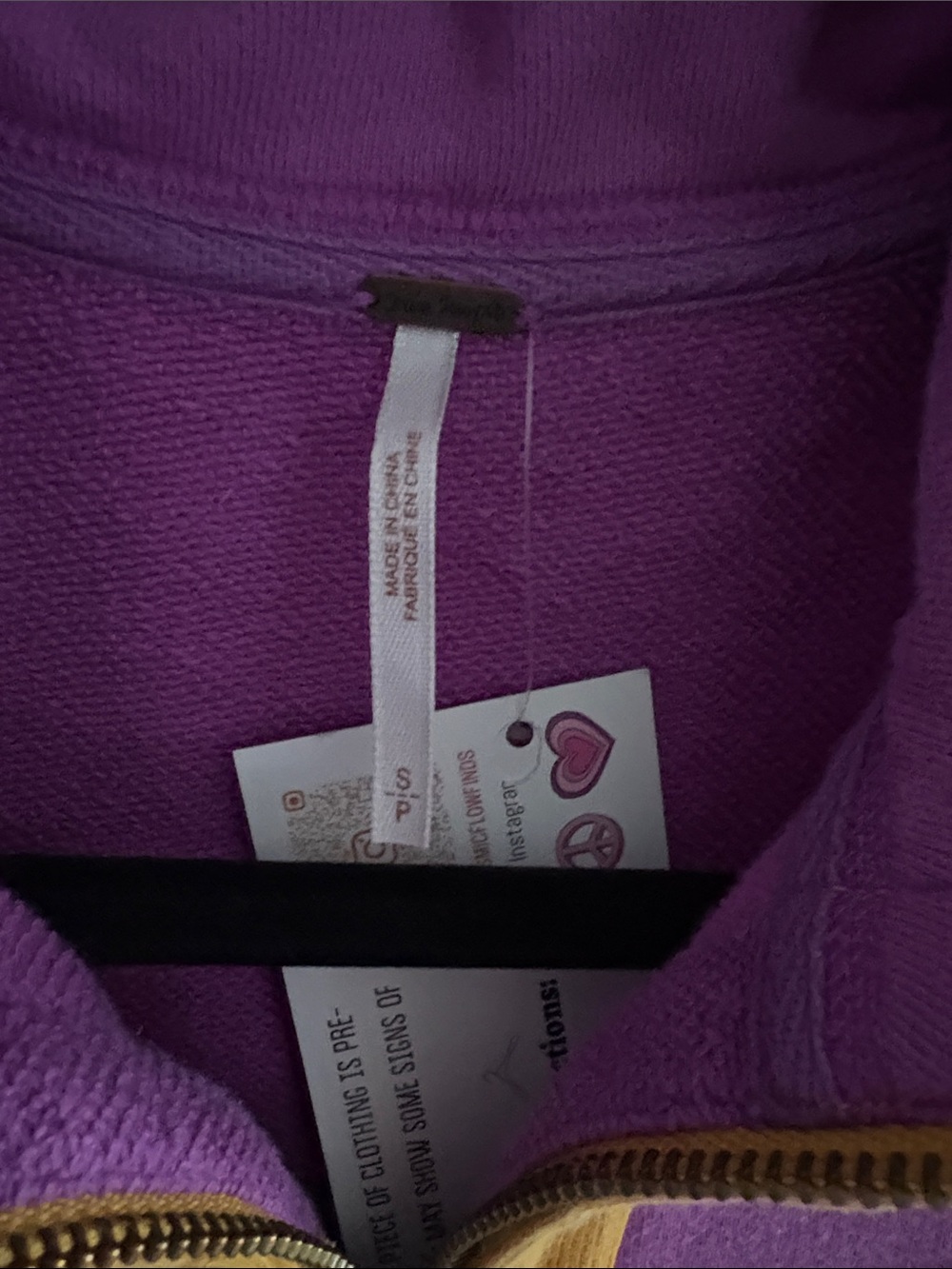 Free People Fp Movement Color Me Rad Colorblock sweatshirt S - Picture 2 of 5